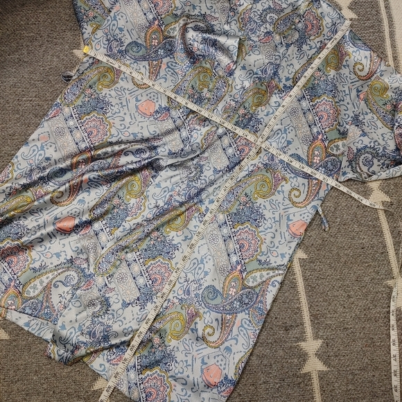 VICTORIA Secret paisley satin robe XS/S - Picture 11 of 11